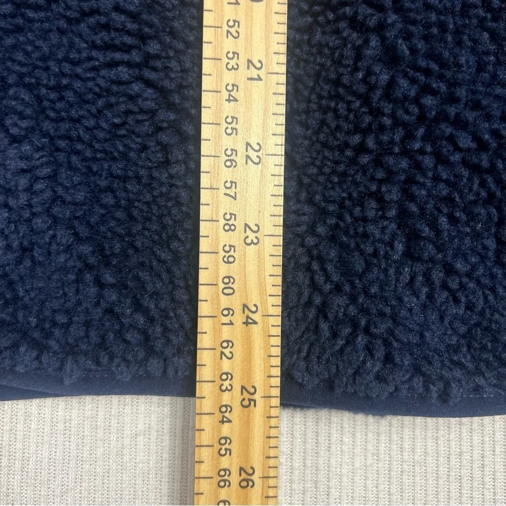 Vineyard Vines Size MEDIUM Fair Isle Sherpa Fleece Half Zip Pullover Sweatshirt - Picture 12 of 12